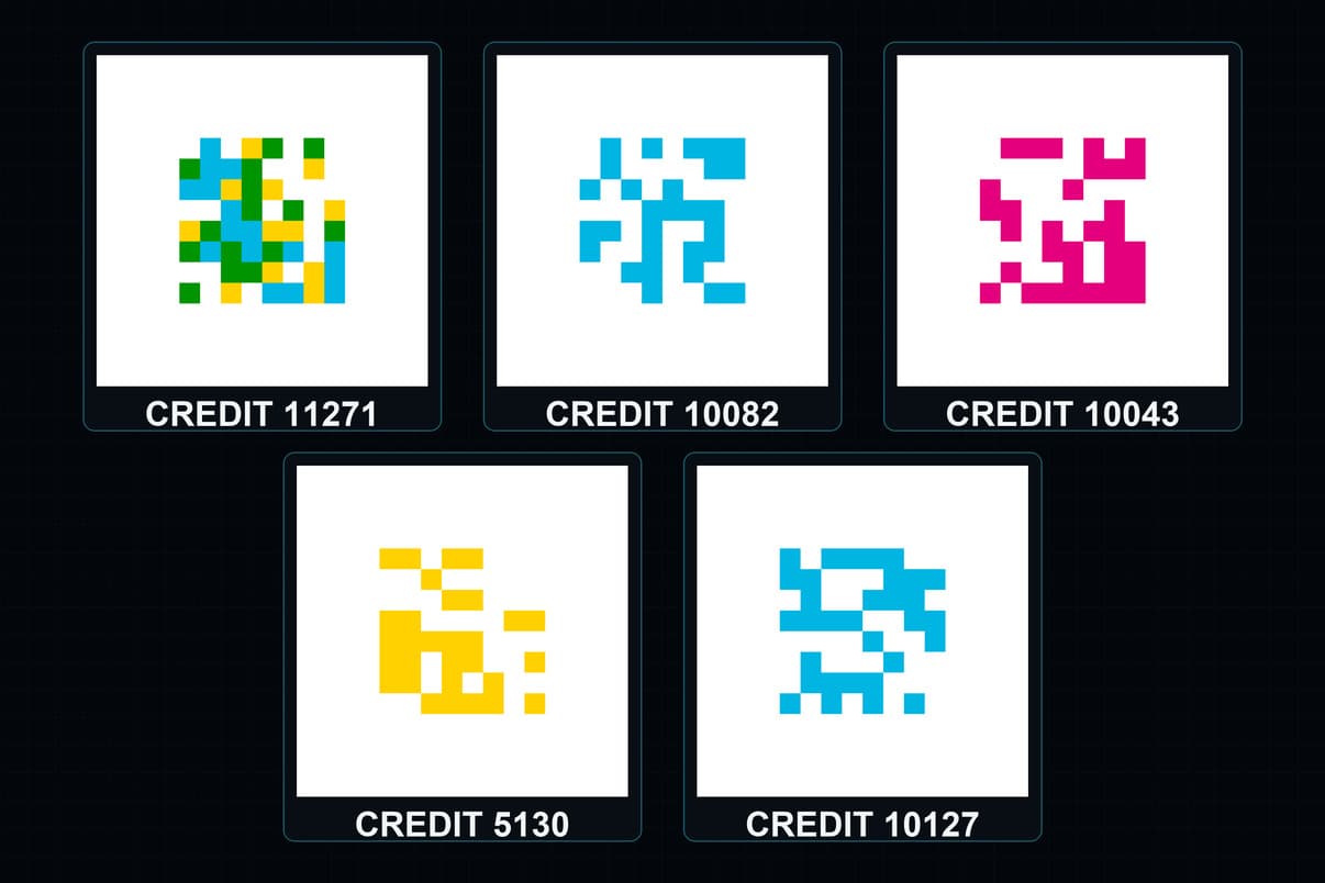 Five Jack Butcher CREDITS held by the Grid Phantoms Vault